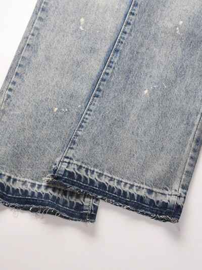 Men's Frayed Hem Bootcut Jeans - Damned Threads